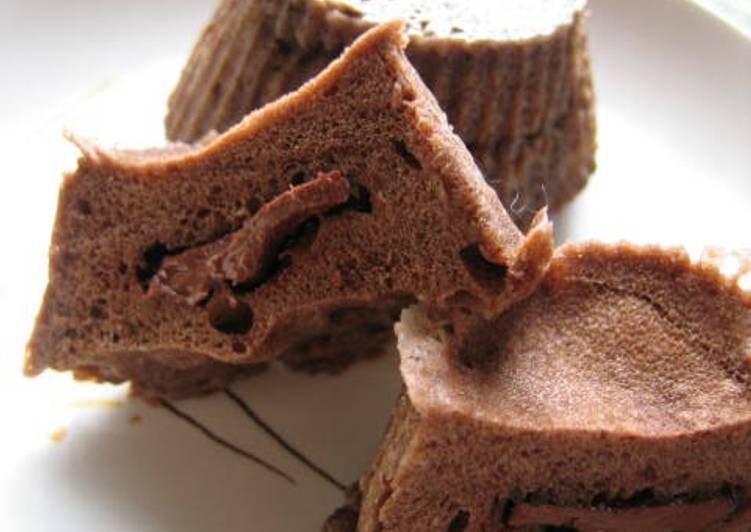 Easiest Way to Make Award-winning Molten Chocolate Cake Style Steamed Bread in the Microwave