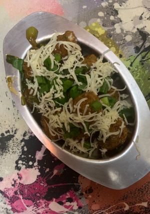 A picture of Cheese Manchurian.