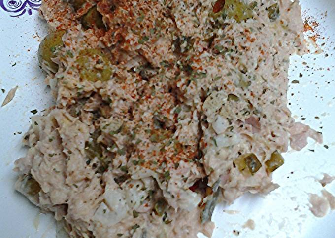 Steps to Prepare Perfect Simple tuna salad