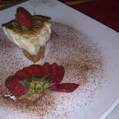A picture of Homemade Cream Cheese / Made Cheese Cake in a Bowl.