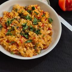 A picture of Tomato rice.
