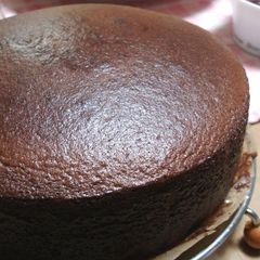 A picture of Rich Fluffy Chocolate Souffle.