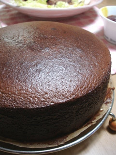 A picture of Rich Fluffy Chocolate Souffle.