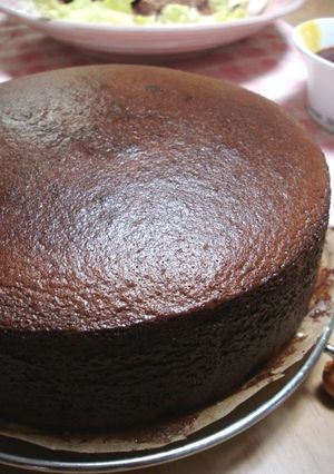 A picture of Rich Fluffy Chocolate Souffle.