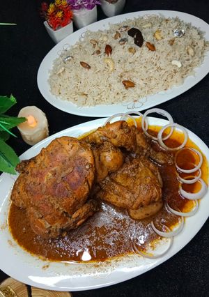 A picture of Murgh Mussallim.