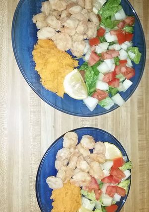 A picture of Simple fried shrimp.
