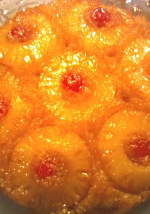 A picture of Cast-Iron Pineapple Upside-down Cake.