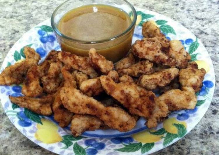 Steps to Prepare Favorite Chicken Dippers with Honey Mustard Sauce
