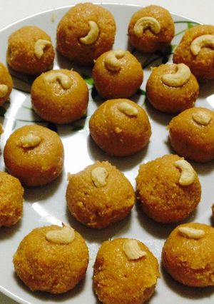 A picture of Kaju Peda - Indian Sweet.