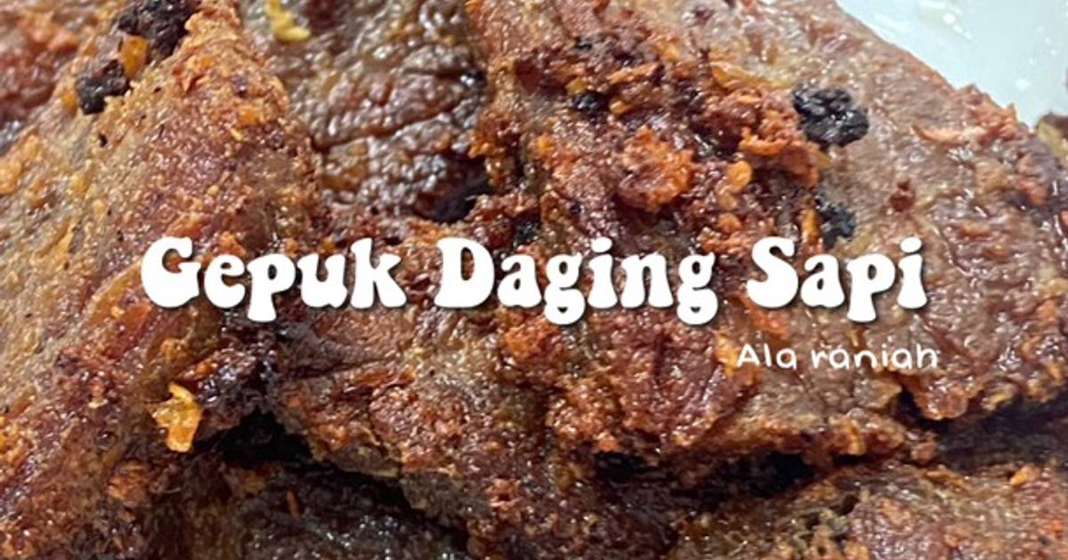 Resep Gepuk Daging Sapi Simple Oleh Raniah Achmad Cookpad