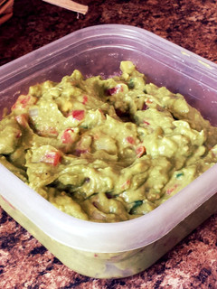 A picture of Guacamole dip.