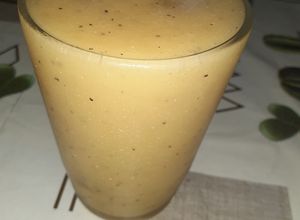 Una foto de Frappé de Maracuyá Tipo Piña Colada sin Alcohol ❤