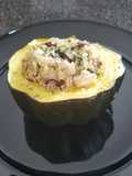 Stuffed acorn squash