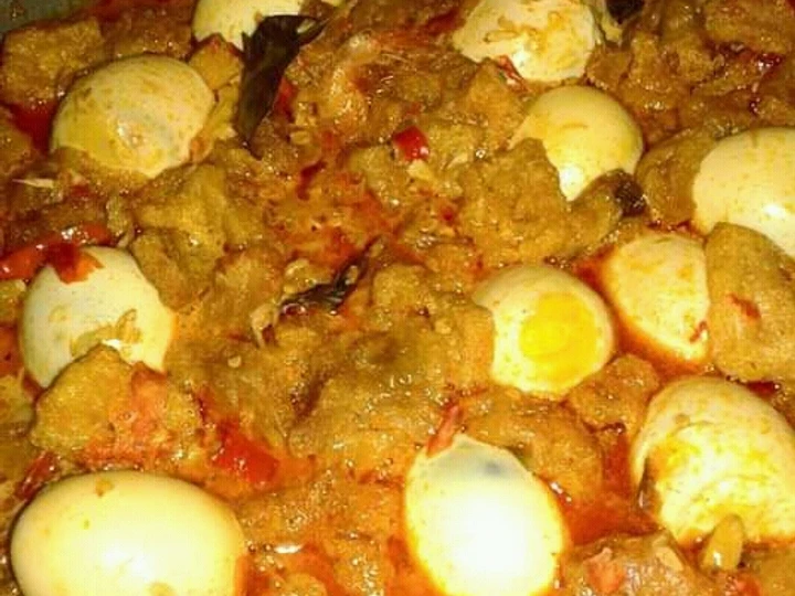 Cara Gampang Membikin Resep Sambal Goreng Krecek Telur Rebus Ala Aq yang Bisa Manjain Lidah Anti Ribet, Lezat Sekali