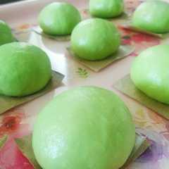 รูปของ Bakpau Pandan isi Unti Kelapa Lembut & Menul