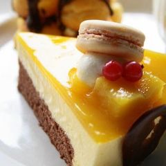 Mango Mousse Cake A picture of Mango Mousse Cake.