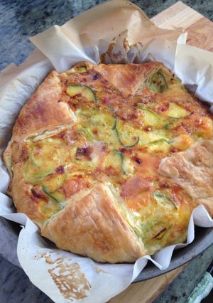 A picture of Savory Cake- Torta Salata.