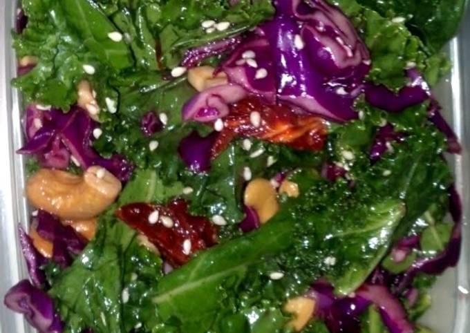 Steps to Prepare Favorite Tangy Kale Salad