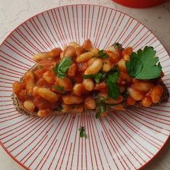 A picture of Beans on toast my way.