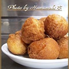 A picture of Pancake Mix Fried Doughnuts.