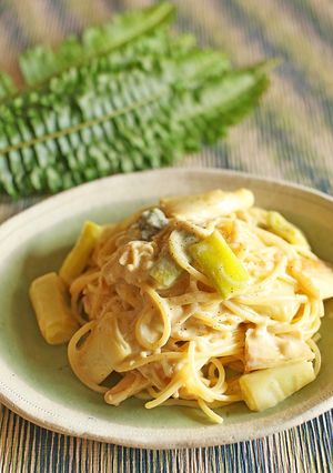 A picture of Easy Creamy Pasta with Soy Milk.