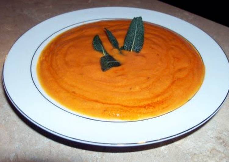 Sweet potato and butternut squash soup Sweet potato and butternut squash soup