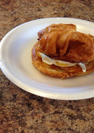 A picture of Croissant Breakfast Sandwich.