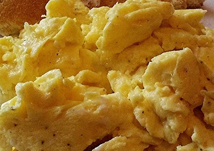 Simple Way to Make Super Quick Homemade The Fluffiest Creamiest Scrambled Eggs