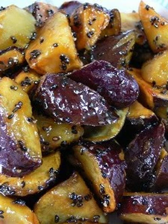 Easy Way Make Recipe Daigaku Imo (Deep-Fried &amp; Caramelized Sweet Potatoes) in a Rice Cooker that is Can Pamper Your Tongue, Perfect}