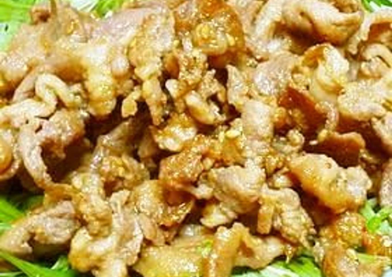 Deluxe Marinated Pork Yakiniku
