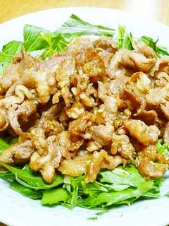 A picture of Deluxe Marinated Pork Yakiniku.