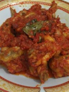 Foto resep Sayap balado daun jeruk