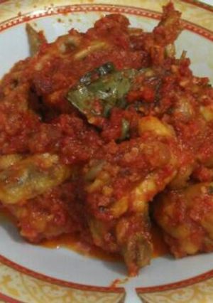 Foto resep Sayap balado daun jeruk