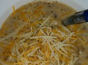 A picture of potato soup