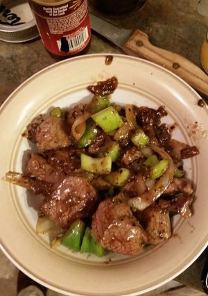 A picture of Black Pepper Stir Fry.