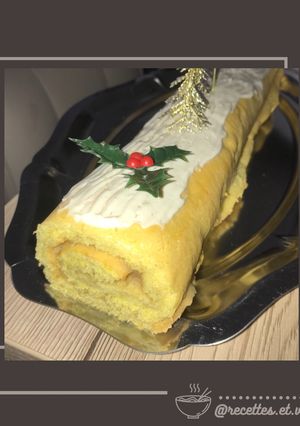 Une photo de Bûche roulée légère