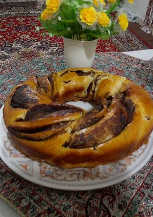 عکسی از دستور نان شکلاتی بدون فر