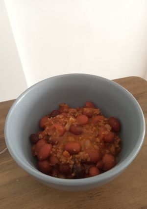 Una foto de Chili con carne