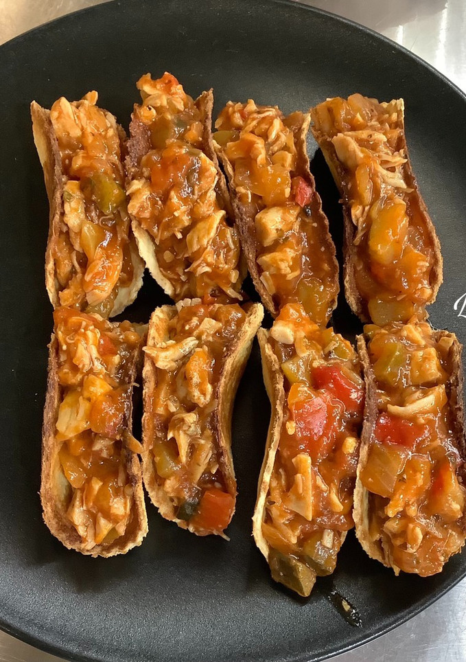 Una foto de Tacos de pan bimbo en 20 minutos