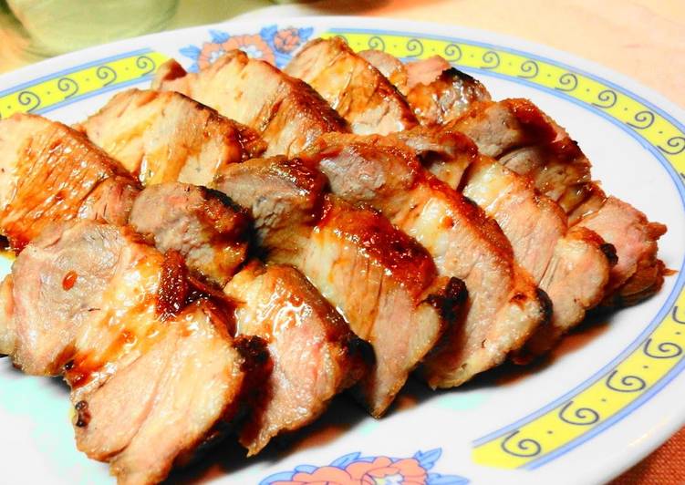 Easy Moist &amp; Tender Simmered &amp; Roasted Pork