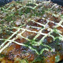 A picture of Okonomiyaki (Light and Fluffy).