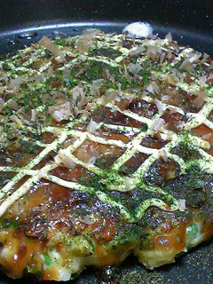 A picture of Okonomiyaki (Light and Fluffy).