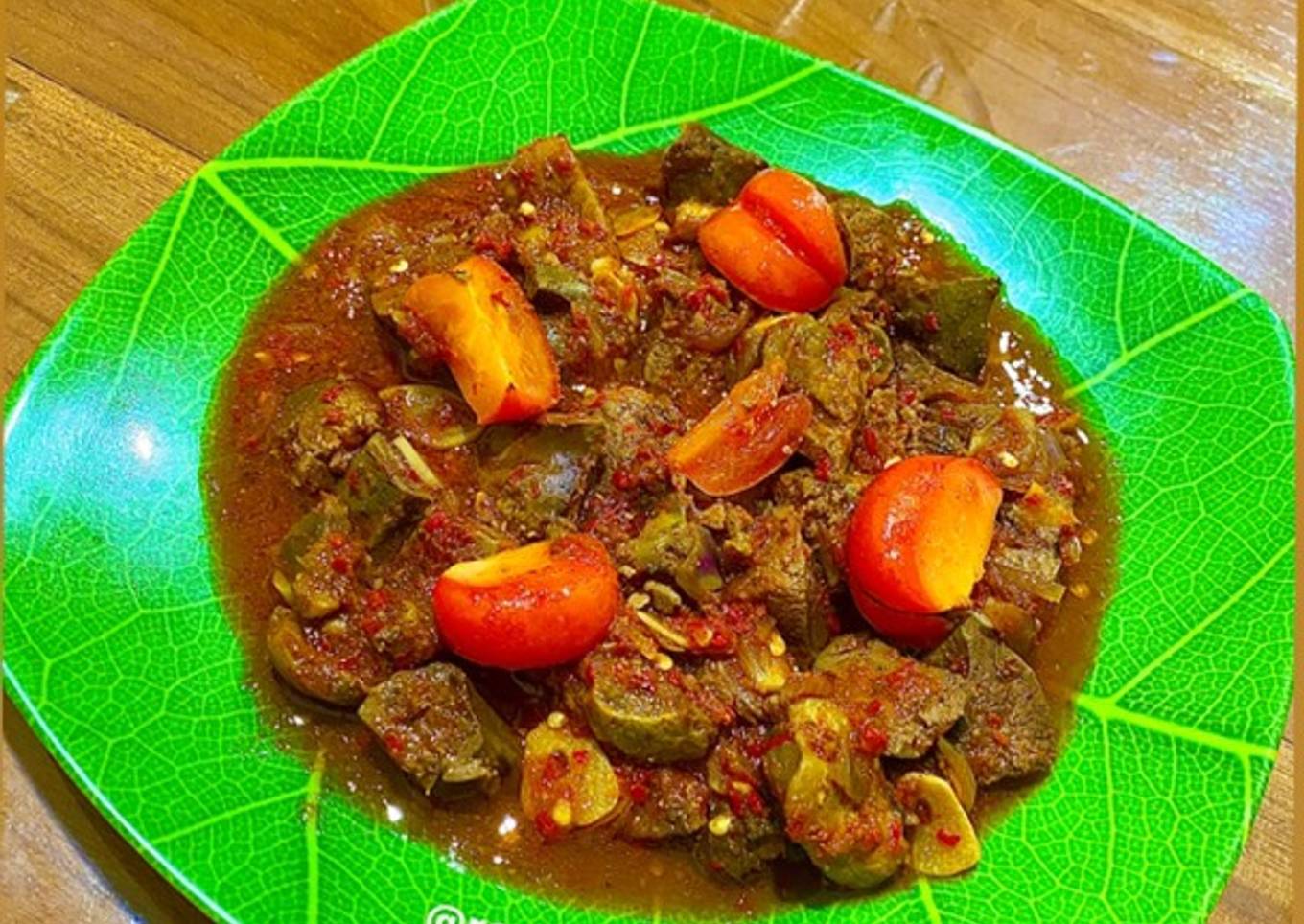 Hati Ayam Masak Pedas