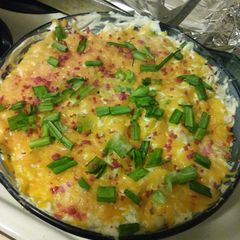 A picture of Party potatoes casserole.