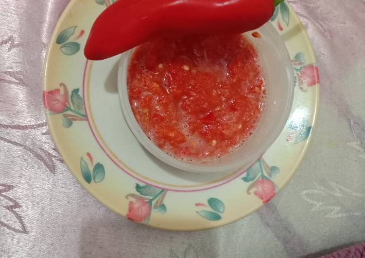 Recipe of Perfect Red chilli chutney