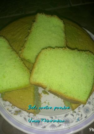 Foto resep Bolu santan pandan