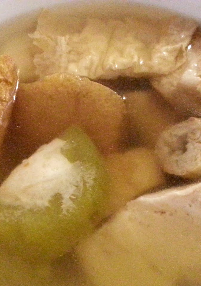 A picture of Yong Tau Foo soup.