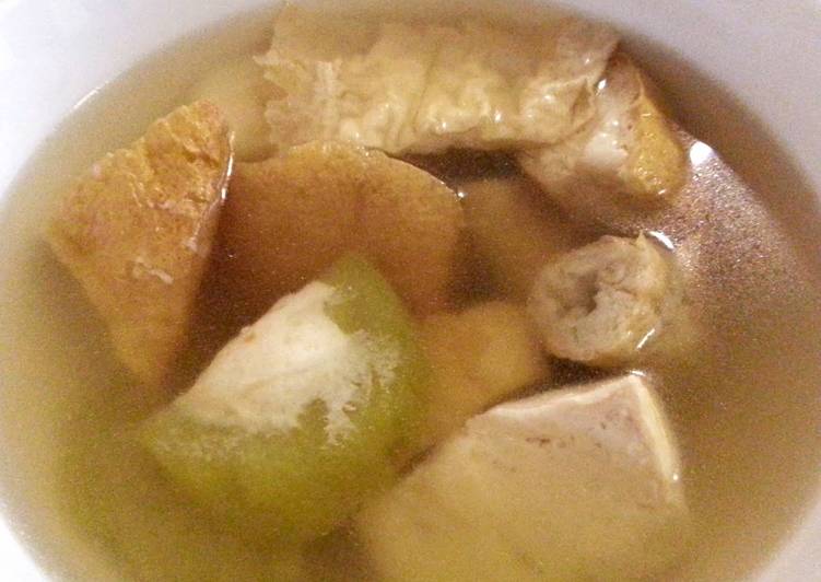 Recipe of Super Quick Homemade Yong Tau Foo soup