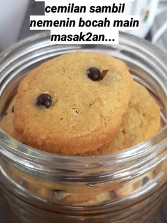 Foto resep COOKIES chocolatos green tea with choco chips