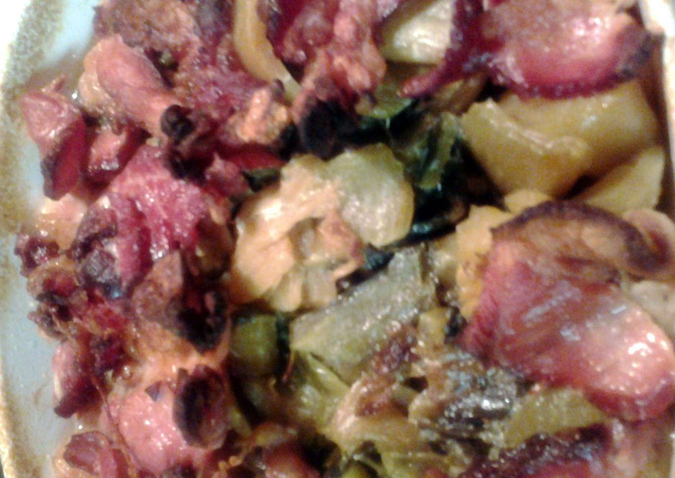 thousand layered pork and pickled mustard
